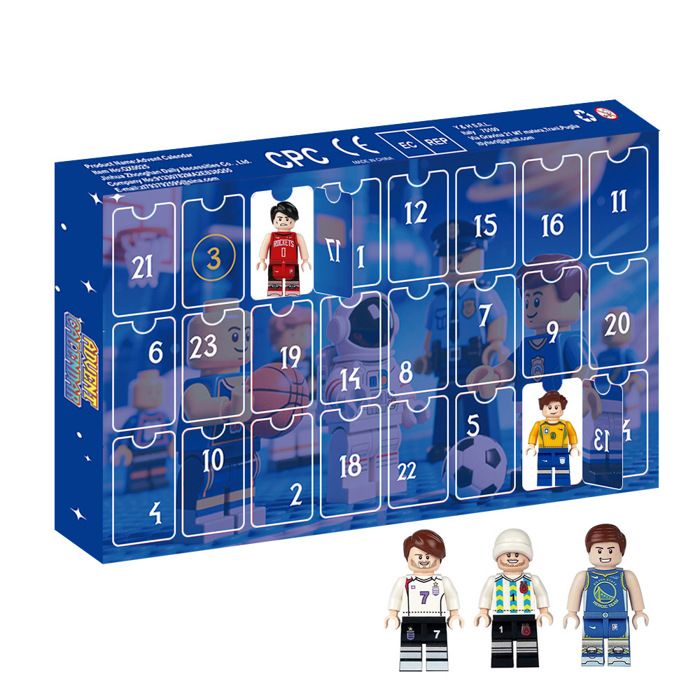 Calendrier De L'Avent 2025 Football Pour Enfants - 24 Cadeaux Jouets Sur Thème Foot, Pour Garçons 5-10 Ans