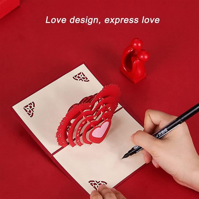 Carte d'Amour Pop Up 3D Carte de Voeux Saint Valentin Carte Mariage  Félicitation Anniversaire Saint Valentin Carte Origami Cad[678] - Cdiscount  Beaux-Arts et Loisirs créatifs