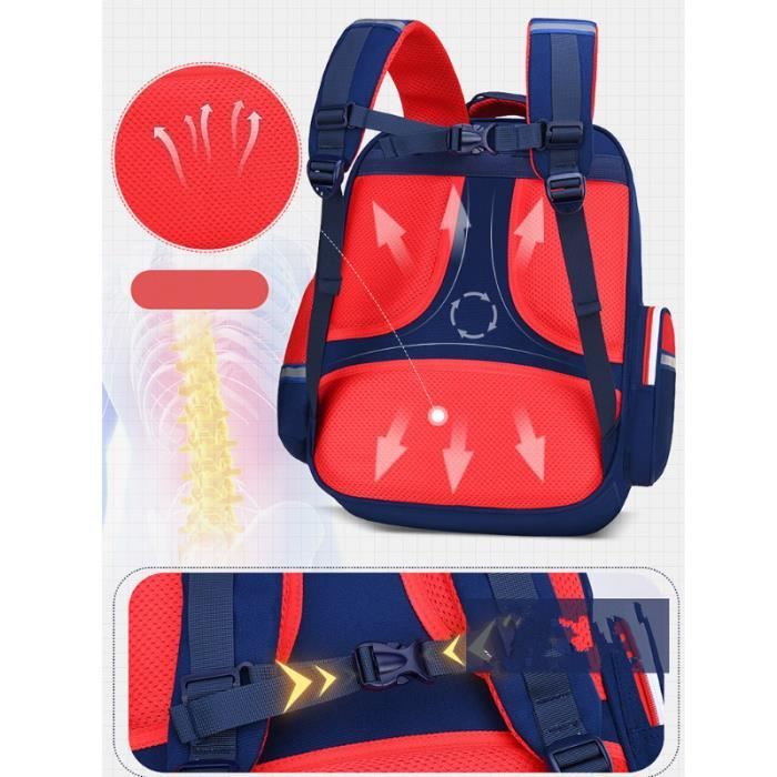 Sac à Dos Scolaire Fille CE2 - Léger, Imperméable, Grande Capacité Avec Sangle De Poitrine 6-9 Ans - 4