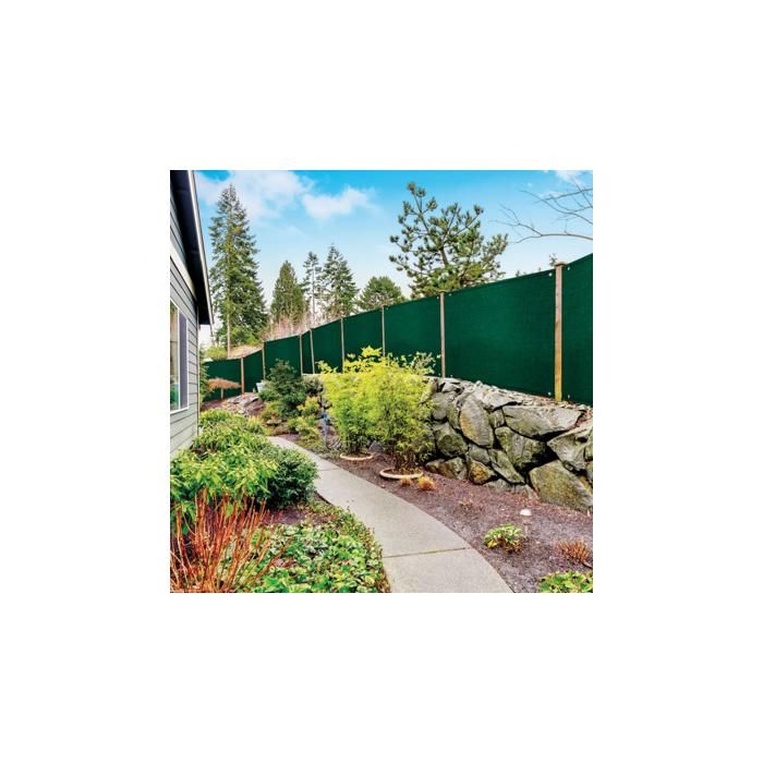 Brise vue renforcé 1,8 x 10 M gris 90 gr/m² classique