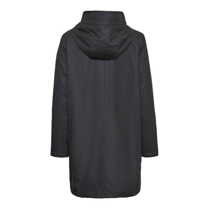 Impermeable long femme Vero Moda vmasta asphalt coupe reguliere doublure interieure chaude Asphalt Cdiscount Pret a Porter