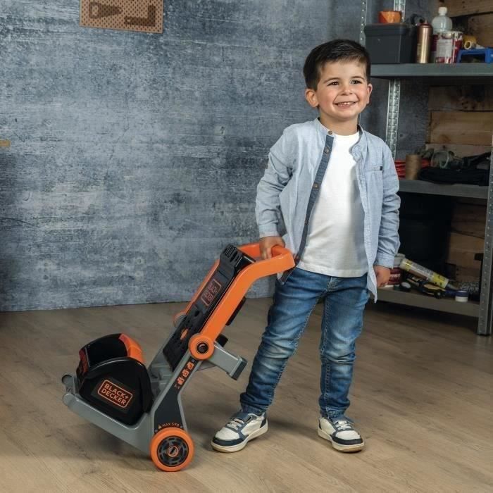 Mallette Bricolage Smoby Black+Decker – 35 Accessoires – Jouet D’imitation – Fabrication Française, Dès 3 Ans