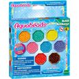 Loisir créatif - AQUABEADS - Recharge perles à facettes - 800 perles multi-facettes de 8 couleurs différentes-3