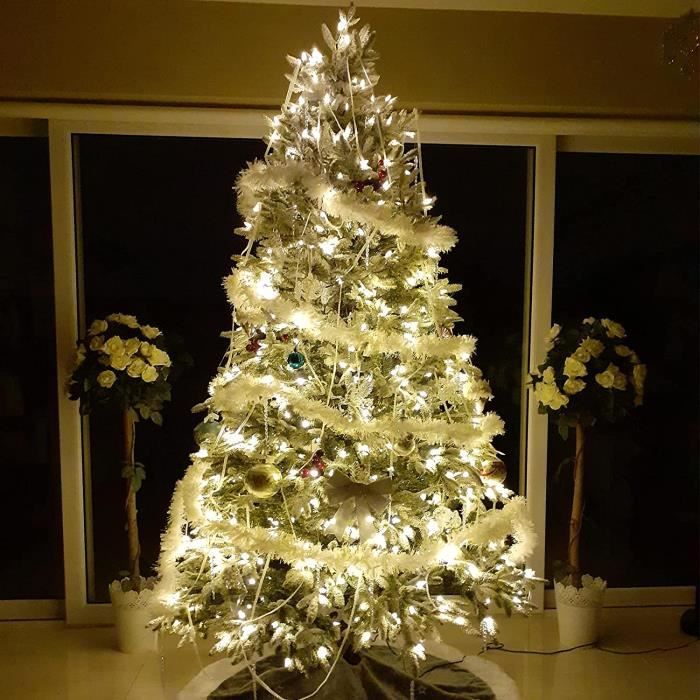 Guirlande Dorée Pour Sapin De Noël - 10 Mètres, Diamètre 9 Cm, PVC Souple, Décoration Fête Et Mariage
