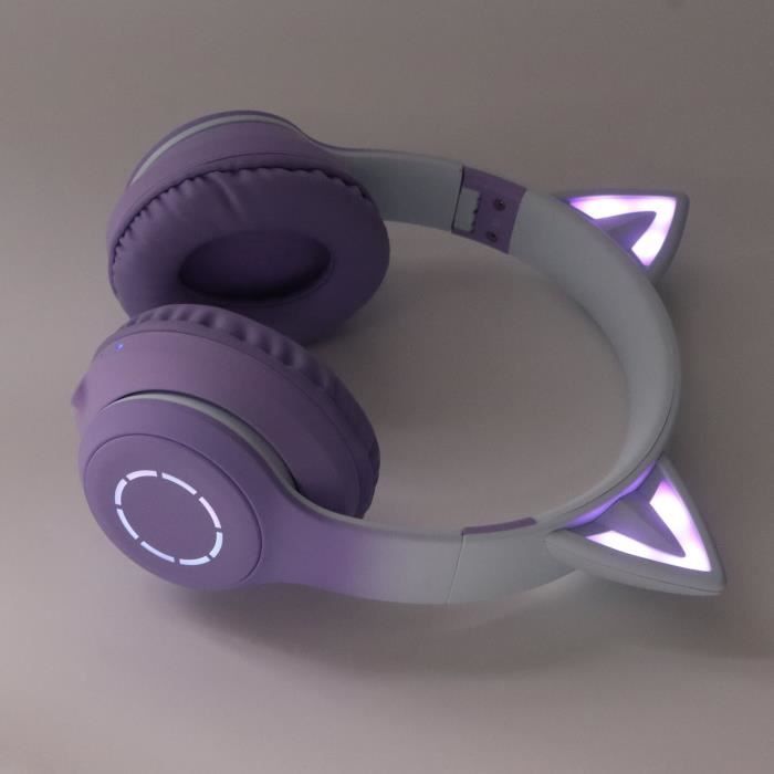 Casque gaming violet - Cdiscount