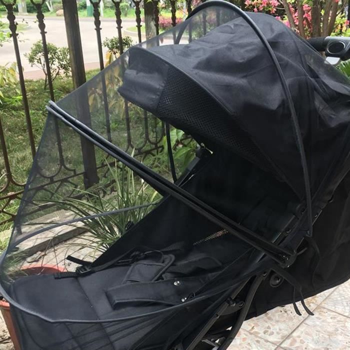 Moustiquaire Universelle Blanche Anti Insectes Pour Lit Parapluie et Poussette pour Bébé et Enfant - 130x70x33cm