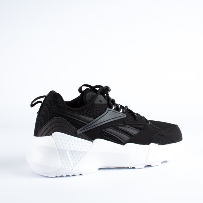 Basket Reebok AZTREK DOUBLE NU LACES ZZYSH Mixte Textile Noir Adulte Lacets