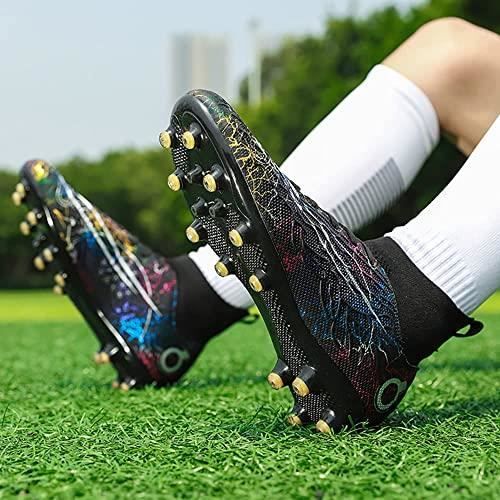 Chaussures de football, Chaussures de football pour hommes, Avec crampons  antidérapants couleurs multiples- noir - Cdiscount Sport