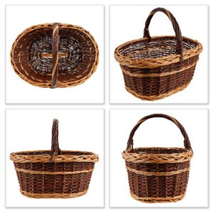 Panier de pêcheur en rotin - Factory Vintage