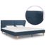 Cadre De Lit Lit Adulte Contemporain Coucher Chambre Bleu Tissu 160 X 200 Cm Achat Vente Lit Complet Cadre De Lit Lit Adulte Soldes Des Le 15 Juillet Cdiscount