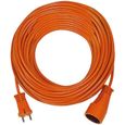 Brennenstuhl Rallonge orange 20m de câble - Fabrication Française-0