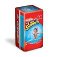 Couches de bain HUGGIES Little Swimmers - Taille 6 - Paquet de 10 couches - Garçon & Fille - Bleu + Motif Cars-0