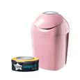 TOMMEE TIPPEE Sangenic Poubelle à Couches TEC Rose-0