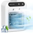 Mini Ventilateur de Climatisation, réservoir 500ml pulvérisateur, rafraîchissement efficace pour maison, bureau, voyage