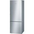 BOSCH KGE58BI40 Réfrigérateur combi - 495 L (377 L + 118 L) - Brassé LowFrost - A+++ - HxLxP 191 x 70 x 77 cm - Inox-0