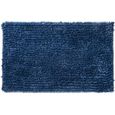 Tapis de bain fantaisie bleu Silky 60 x 120 cm - GUY LEVASSEUR - Adulte-0