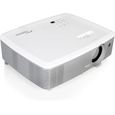 Vidéoprojecteur DLP portable Optoma W400+ - 3D - 4000 ANSI lumens - WXGA (1280 x 800) - 16:10 - 1080p - LAN-0
