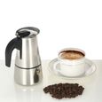 Espresso-Réchaud Pour 6 tasses de café aptes Aluminium Expresso aptes