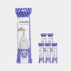 BRABANTIA - Sac poubelle PerfectFit, Code D, 15-20L - 6 ROULEAUX DE 20 SACS