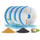 XINXU Lot de 4 filtres pour fontaine à eau pour animaux de compagnie - SDLOGAL - Filtration au charbon actif - Filtres de rechange