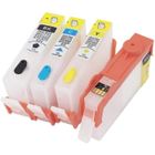 WOUNGZHA 4X avec Puce Arc Rechargeable Vide Cartouche d'encre HP 934 XL 935 XL 934XL 935XL Compatible pour HP Officejet 6230 6830