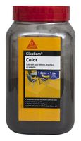 Sika - 593265 - Cem Color, Noir, Colorant en poudre pour ciment, chaux et platres, 0,7 kg par bus