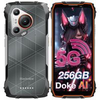 Blackview BL7000 5G Smartphone Robuste 24Go + 256Go 6.78" 120Hz 50MP Caméra IP68 étanche Telephone GPS NFC Double SIM - Orange