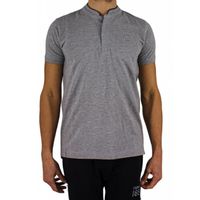 Cerruti 1881 Polo manches courtes col mao New Firenza Gris Homme