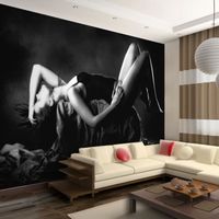 Papier peint Personnes Femme en lingerie sexy 350x270 cm - Papier peint panoramique - Intissé