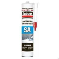 Mastic silicone sanitaire Transparent 300 ml - RUBSON - 165173