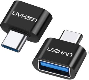 ADAPTATEUR AUDIO-VIDÉO  Noir Adaptateur USB C vers USB A (OTG), Adaptateur