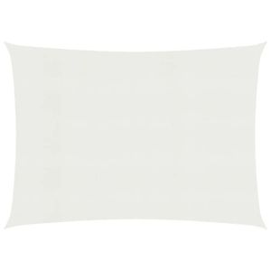 VOILE D'OMBRAGE Voile d ombrage 160 g/m² PEHD 5 x 6 m blanc