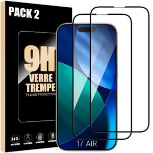 Lot De 2 Verres Trempés 5D Noir Et Blanc Pour IPhone 6 à 13 - Protection Intégrale - Neuf