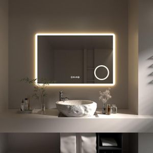 Miroir Grossissant 30X 6 Pouces - Miroir Rond Mural Avec Ventouses Pour Douche, Voyage Et Maquillage (Doré)
