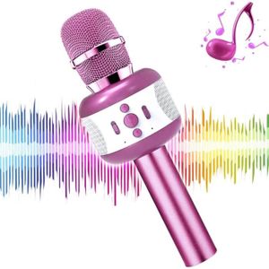Xespis Micro Karaoke Enfant,Microphone sans Fil Karaoké,Micro Karaoke  Bluetooth pour Enfants Fille Garcon pour FêTe Chanter IdéE Cadeau,  Compatible avec Android/iOS/Pc/Smartphone (Bleu) : : Jeux et Jouets