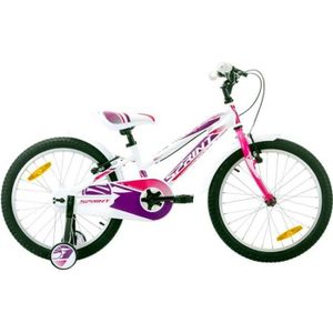 Velo enfant 20 pouces fille avec roulette Cdiscount