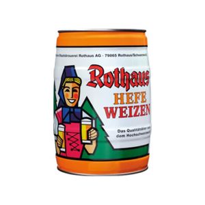 BIERE fut de bière Rothaus Hefeweizen 5 L 5.4 vol%