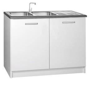 Moderna Kitchenette Metalline Elements Bas 120x60 Rouge Carmin