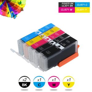 Cartouche D'encre Compatible Canon PGI-570 / CLI-571 - Lot Neuf, Pour Imprimantes Canon, Marque TCSink