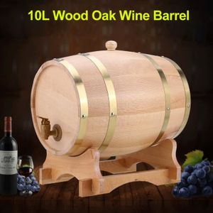 5L de brandy et de whisky Tonneau à vin en fût de chêne en bois de 1,5/3/5/10 Litres Tonneau à vin en fût de chêne dépoque pour le stockage de vins fins 