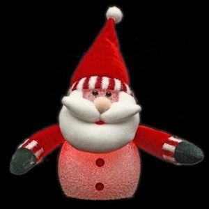 Lot de 2 Bonnets de Père Noel 5 étoiles Lumineux et Sonore Chant de Noël
