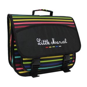 CARTABLE Cartable Scolaire Little Marcel - 40cm - Rayé - Ga