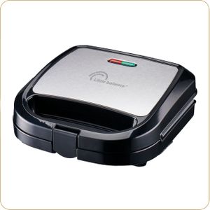 LITTLE BALANCE 8805 Flip Gaufres - Gaufrier Rotatif 1200W Pour Véritables Gaufres Belges Épaisses