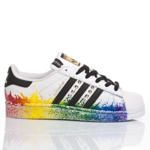 basket multicolore adidas