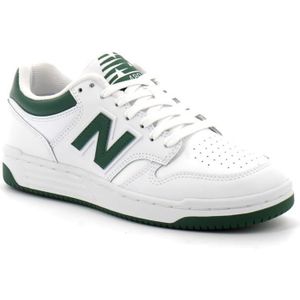 BASKET Baskets - NEW BALANCE - BB480 Blanc - Homme - Cuir - Lacets