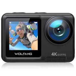 Caméra de Tableau de Bord 4K WiFi Rotative 360 & Caméra Arrière Full HD V50