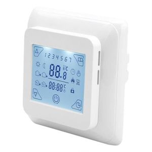 THERMOSTAT D'AMBIANCE Contrôleur de Thermostat écran LCD Programmable pa