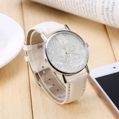 Marc Ecko Orologio Donna Analogico Al Quarzo - Cinturino In Silicone Bianco, Cassa Acciaio, Impermeabile 5ATM