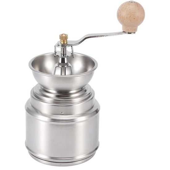 Peugeot Kronos Moulin à Café Manuel - Mouture Réglable 43 Positions, 19 Cm, Inox/PBT - Made In France