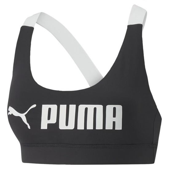 Brassière de Fitness - PUMA - Femme - Noir et Blanc